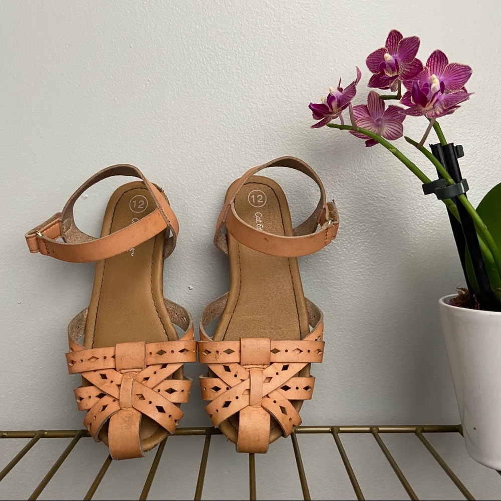 Cat & Jack tan sandals
